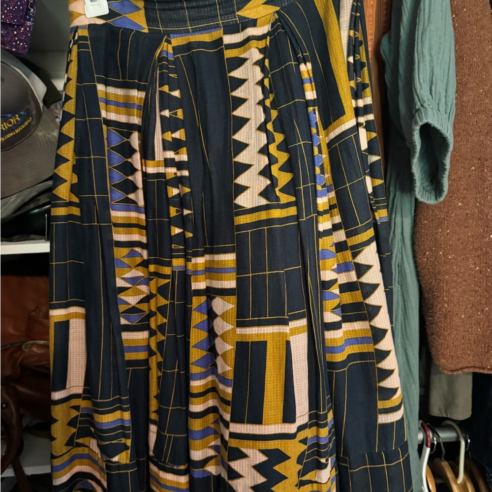 The Odell’s Geometric Pattern A-line Skirt for Anthropologie in XSP - Picture 4 of 10
